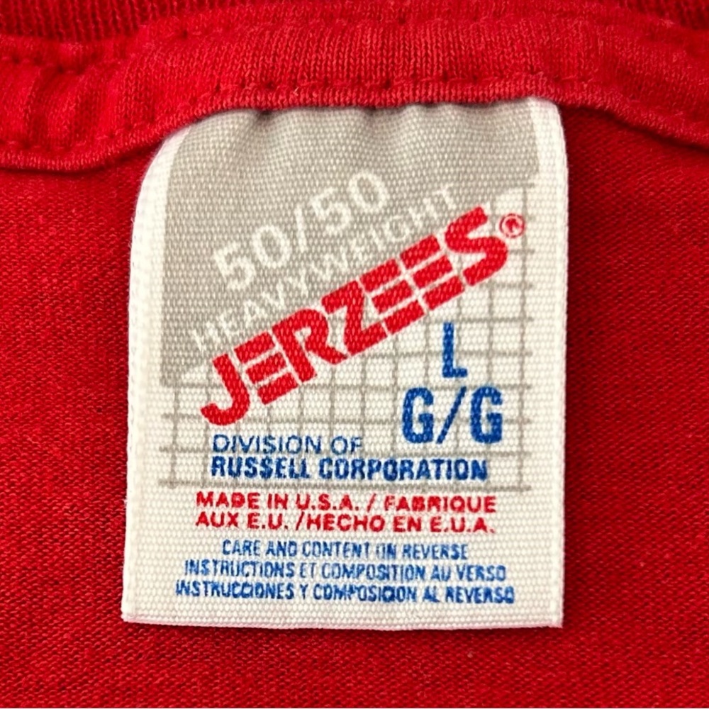 Vintage 90s Cherry Blank Basic Solid Usa Made Jer… - image 4